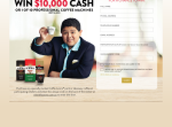 Win $10,000 cash or 1 of 10 professional coffee machines!