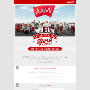 WIN $10,000 cash with AAMI