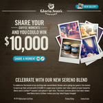 Win $10,000 cash! - Gloria Jean's Coffee