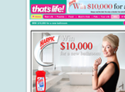 Win $10,000 for a new bathroom!