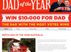 Win $10,000 for dad!