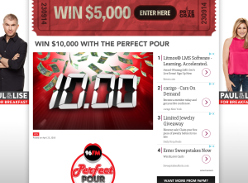 Win $10,000 with the perfect pour
