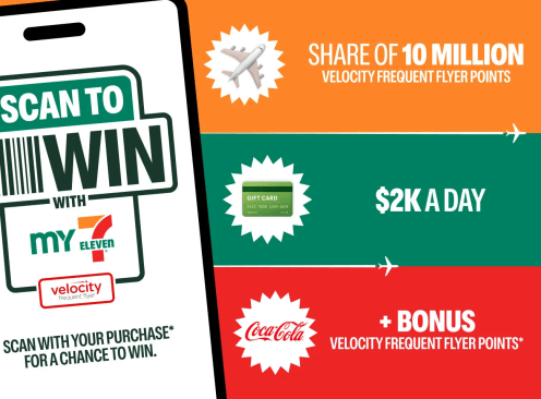 Win a Share of 10 Million Velocity Frequent Flyer Points & $2K Daily - 7-Eleven Australia