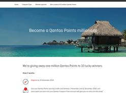 Win 10 x 1 Million Qantas Points