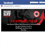 Win $100 'Red Eye' gift voucher! - Record Store Day Australia