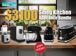Win a $3,100 Smeg Kitchen Appliance Bundle