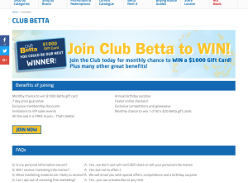 Win $1000 Betta gift card
