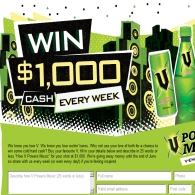 Win $1000 Cash Every Week