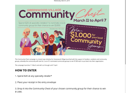 Win $1000 for your local community group