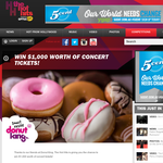 Win $1000 Worth of Concert Tickets 