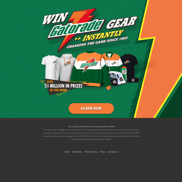 Win 1000's of Merchandise Prizes Instantly