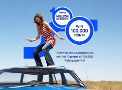Win 1 of 10 100K Flybuys Points Prizes