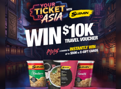 Win a 10K Flight Centre Voucher or 1 of 204 Instant Prizes - Suimin