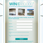 Win $10K of Luxaflex Blinds