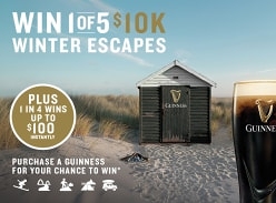 Win 1 of 5 $ 10K Winter Getaways & Minor Prizes