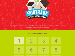 Win 12 days of Christmas prizes from Fairtrade