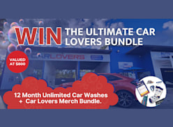 Win 12 Months of Car Washes & Merchandise Pack