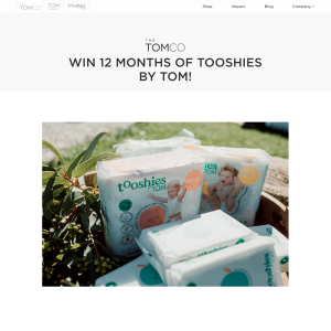 Win 12 Months of Tooshies