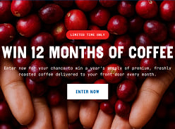 Win 12 Months of Premium Coffee