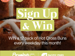 Win a 12 Pack of Hot Cross Buns Everyday This Month - Pacific Pines Town Centre