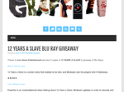 Win 12 Years a Slave on Blu Ray