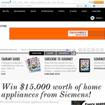 Win $15,000 worth of home appliances from Siemens!