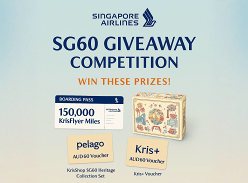Win 150K Krisflyer Miles & More in SG60 Giveaway