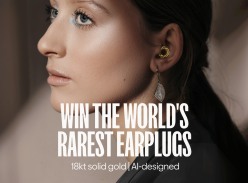 Win 18-Karat Solid Gold Earplugs