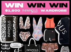 Win 1x $1,500 Infamous E-Gift Voucher