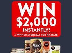 Win $2,000 Instantly for 85 Days
