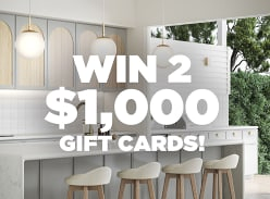 Win 2 $1000 Temple & Webster Gift Cards
