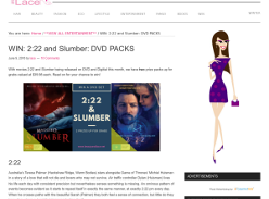 Win 2:22 and Slumber: DVD Packs