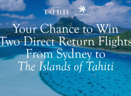 Win 2 Direct Return Flights from Sydney to the Islands of Tahiti - Tahiti Tourisme