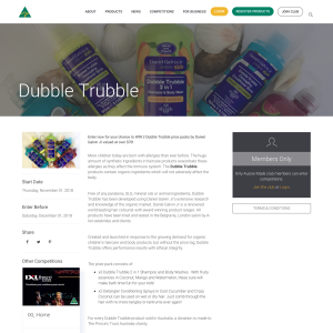 Win 2 Dubble Trubble prize packs by Daniel Galvin Jr