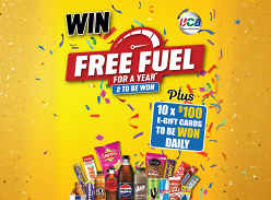 Win 2 Free Fuel for a Year Prizes