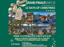 Win a 2-Night Weekend Stay in a Luxury Chalet at Stewarts Bay Lodge