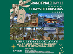 Win a 2-Night Weekend Stay in a Luxury Chalet at Stewarts Bay Lodge