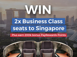 Win 2 One-Way Business Class Reward Seats to Singapore