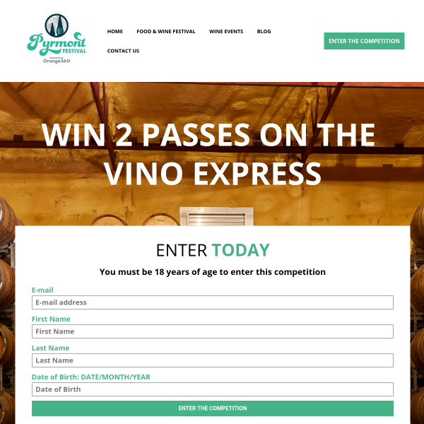 Win 2 passes on the Vino Express