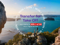 Win 1 of 50 2-Person Return Domestic Flights