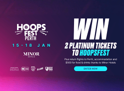 Win 2 Platinum Tickets to Hoopsfest & a Trip to Perth