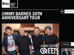 Win 2 platinum tickets to see Jimmy Barnes live & more!