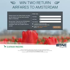 Win 2 return airfares to Amsterdam!