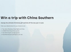 Win 2 Return Business Class Flights to China