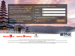 Win 2 return flights to Bali plus 3 night's accommodation