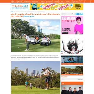 Win 2 Rounds Of Golf In A Mini-tour Of Brisbane's Top Courses