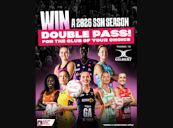 Win 2 Season PASS Tickets for the 2026 Super Netball Season - Gilbert Netball AUS_NZ