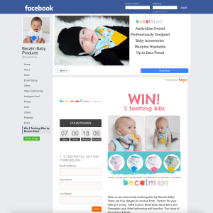 Win 2 teething bibs! - Becalm Baby Products