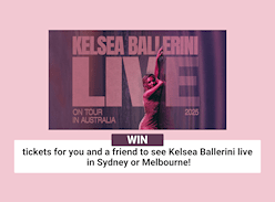 Win 2 Tickets to see Kelsea Ballerini Live