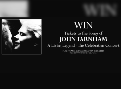 Win 2 Tickets to the Songs of John Farnham: a Living Legend - JB Hi-Fi